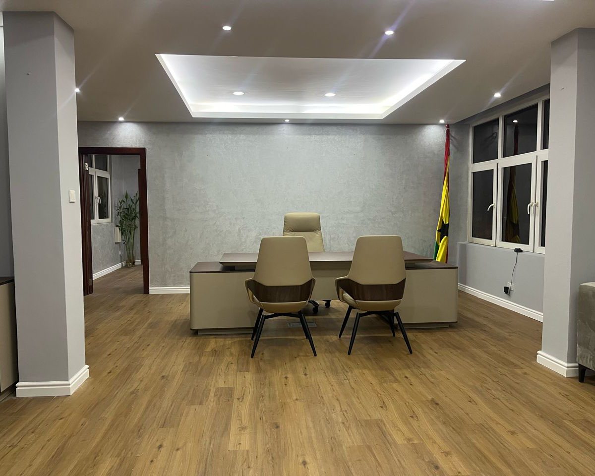 luxury vinly tiles installation project done at Ministry of Finance